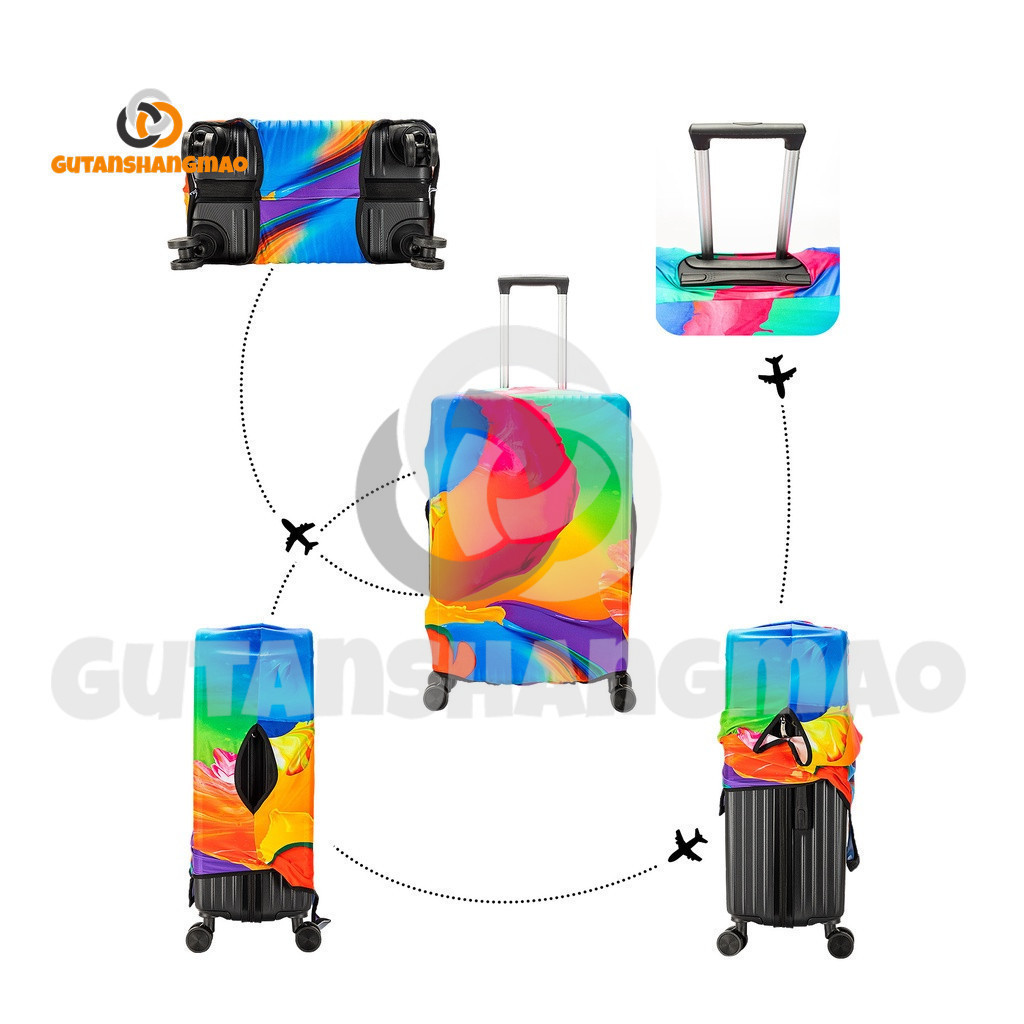 ผ้าคลุมกระเป๋าเดินทาง Capybara ซักได้ ป้องกันกระเป๋าเดินทางเป็นรอย เหมาะสำหรับขนาด 18-32 นิ้ว - รูปที่ 5