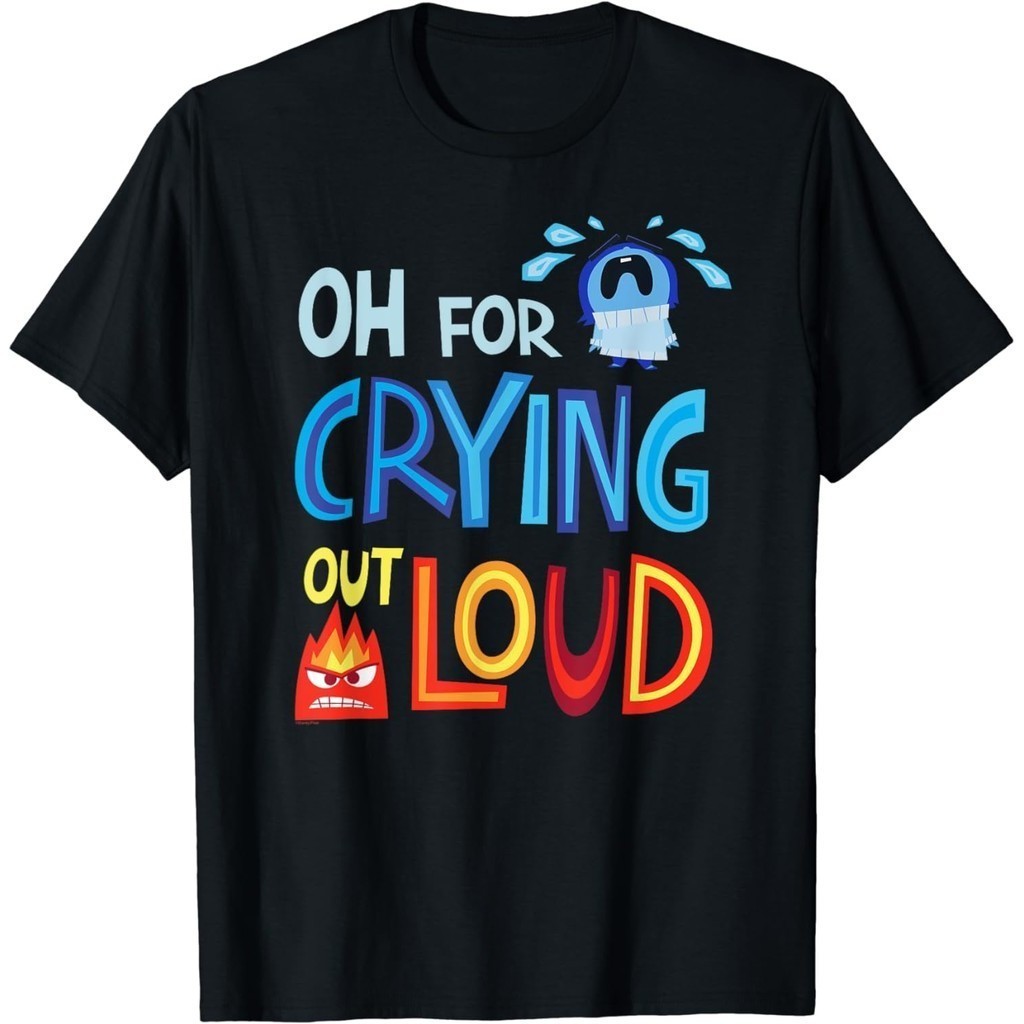 🍒🍒 Pixar Inside Out 2 เสื ้ อยืดคอ O-neck กราฟิก 100 % สําหรับผู ้ ชาย S-5XL