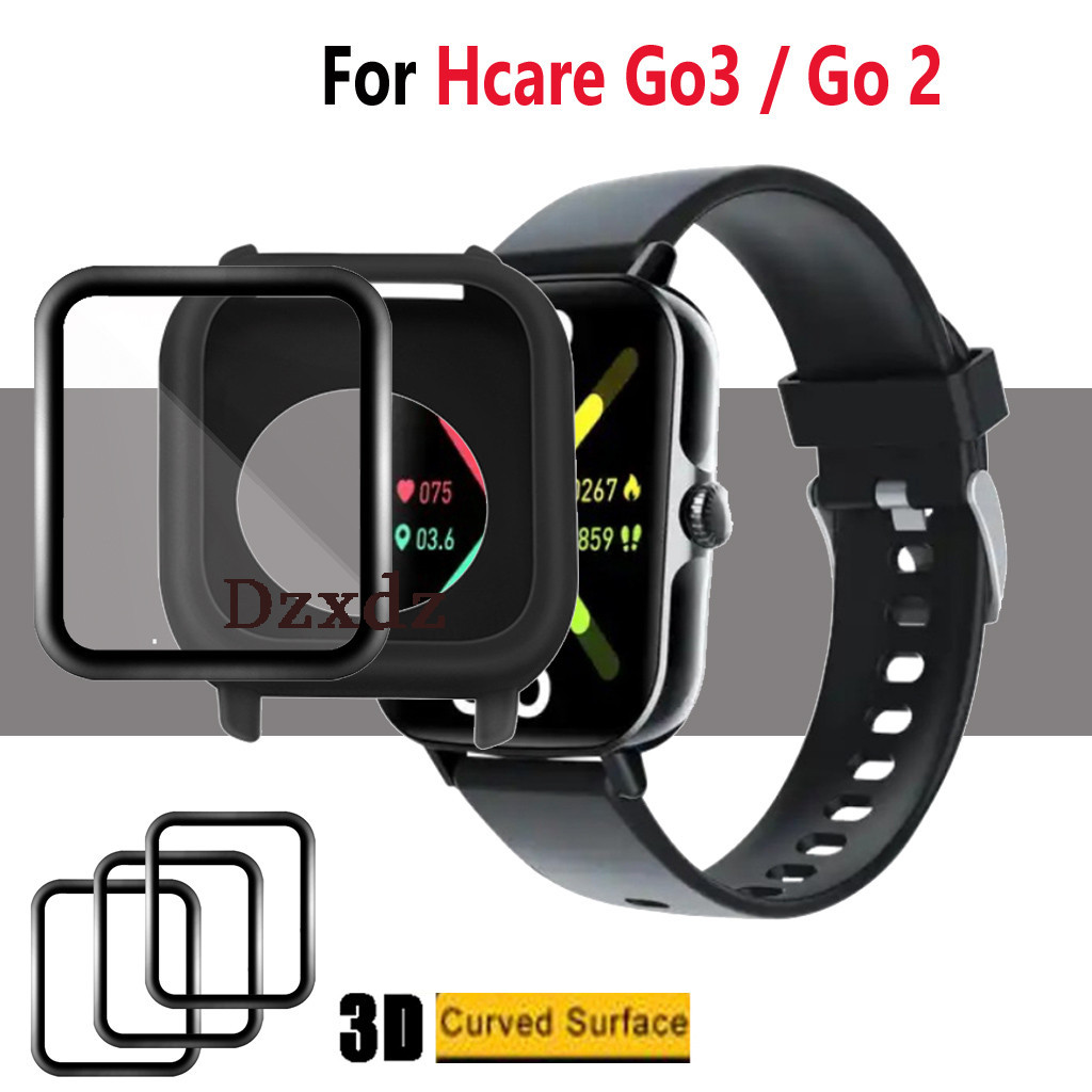 สําหรับ Hcare Go3 กรณีนาฬิกาฟิล์ม Go2 ฝาครอบป้องกันฟิล์มสมาร์ทวอทช์ป้องกันหน้าจอ 3D ฟิล์มนุ่มกรณีนาฬิกา
