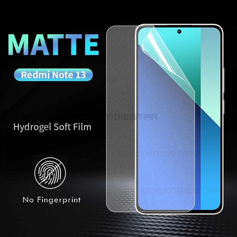 เต็มจอแบบด้านฟิล์มไฮโดรเจล ด้าน สำหรับ For Xiaomi 14 13 12 11 13T 12T 11T 10T 9T For Poco C65 C61 F2 X3 GT X4 X5 X6 F3 F4 F5 M5 M5S M3 M4 M6 Pro For Redmi Note 13 Pro Plus 12 11 11s 10 10s 9 9s 8 7 Pro 13C 12C 12 10C 10A 9 9A 9C 8 8A ฟิล์มไฮโดรเจล กันรอย