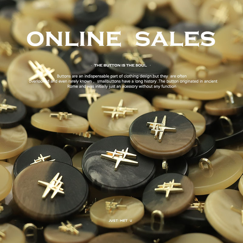 ชิ้น/เซ็ต 14.5-24.5 มม.เรซิ่น Shank ปุ่มรอบสำหรับเย็บ Star ปุ่ม DIY อุปกรณ์เสริมชุดน่ารักเสื้อผ้า