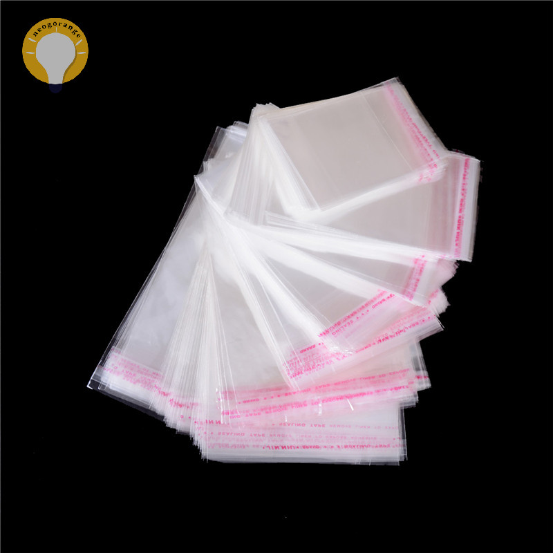 [neogrange] 100 ชิ้น/ถุง OPP Clear Seal Self กาวเครื่องประดับพลาสติก Home Packing Bags TH