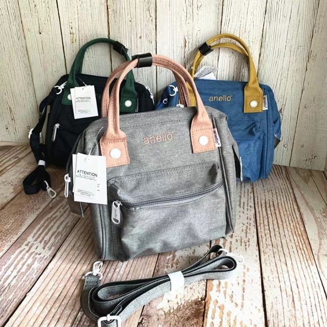 สินค้าพิเศษ! 50% ลด   Anello AT-05118   กระเป๋า 2-Way ทูโทน   พร้อมส่ง 1-2 วัน   100% สินค้าแท้   รุ่นสามารถเป้สะพายได้   จำนวนจำกัด!