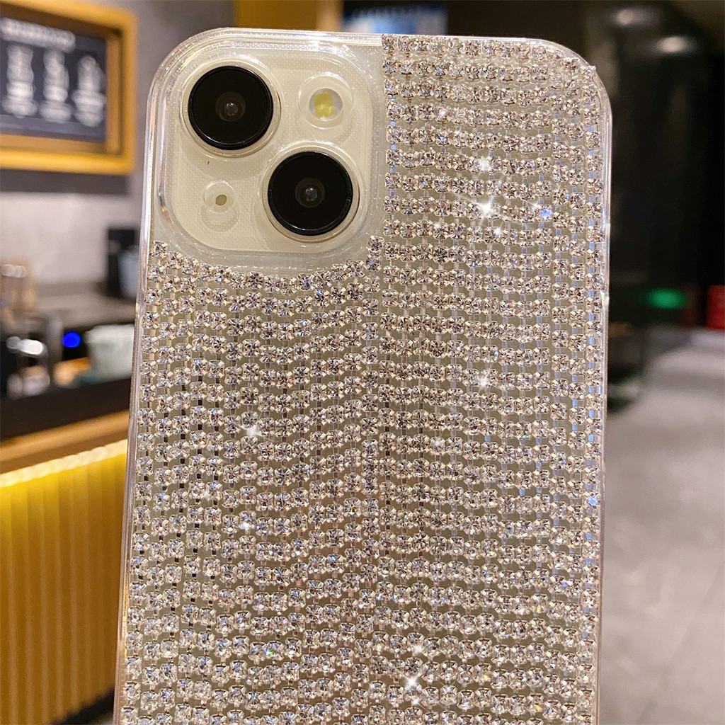 SAMSUNG สําหรับsamsung S24 S23 S22 S21 S20 S10 S9 S8 Plus Ultra FE Rhinestoneกรณี,FringeกระโปรงออกแบบLuxury Sparkly BlingเพชรเงาGlitterชุบคริสตัลเคสโทรศัพท์ผู้หญิงสาว