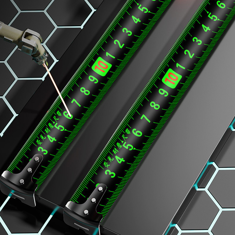 ตลับเมตรเรืองแสง 5M/10M ความแม่นยำสูง ป้องกันการกัดกร่อน ใช้ได้ทั้งงานไม้และงานช่างทุกรูปแบบ - รูปที่ 6