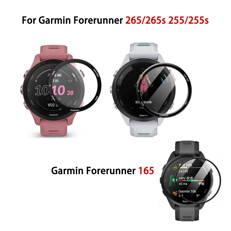 ฟิล์มกันรอยหน้าจอ PMMA ฟิล์มนุ่มสําหรับผู้เบิกทาง Garmin 265 265s 255 255s 165