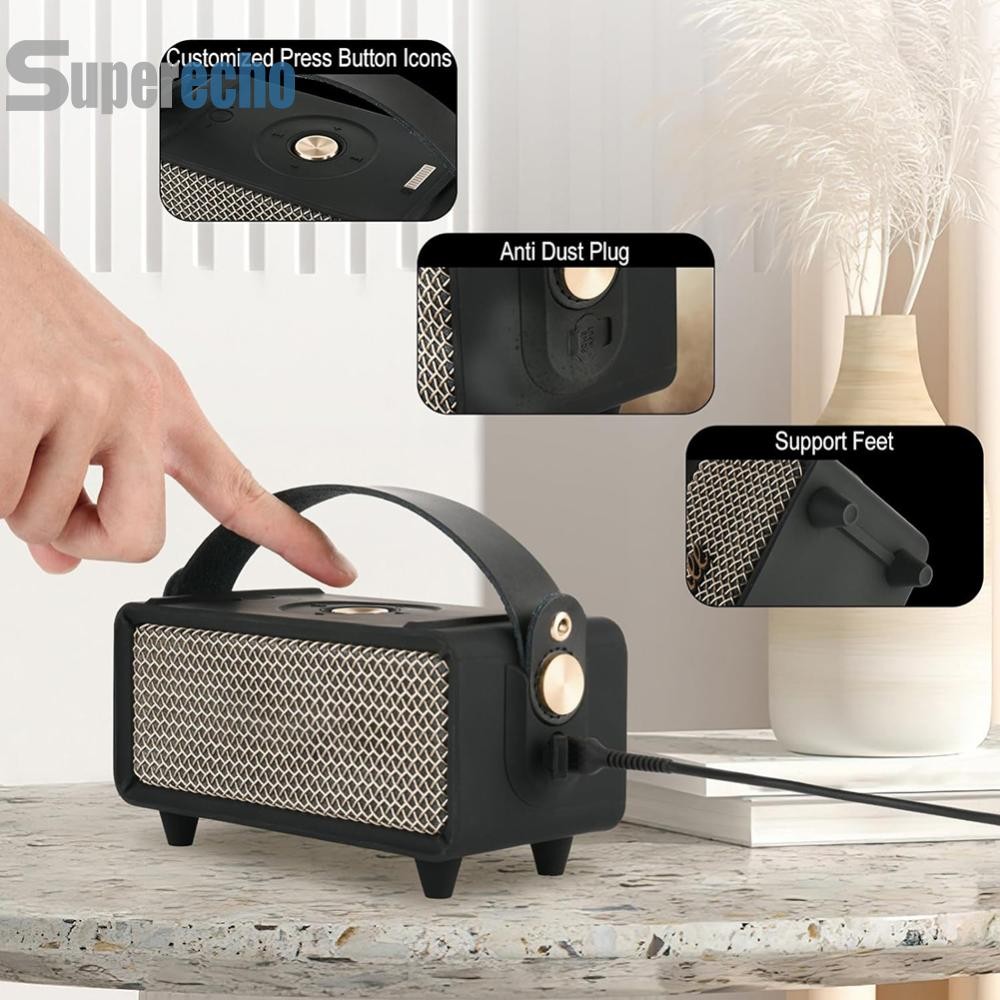 เคสซิลิโคนป้องกันรอยขีดข่วนป้องกันกระเป๋าถือป้องกันมินิลําโพงสําหรับลําโพง Marshall Emberton II [superecho.th]