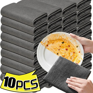 ผ้าทําความสะอาดเมจิกหนาขึ้น 3-10 ชิ้น - ผ้าเช็ดกระจกไมโครไฟเ…