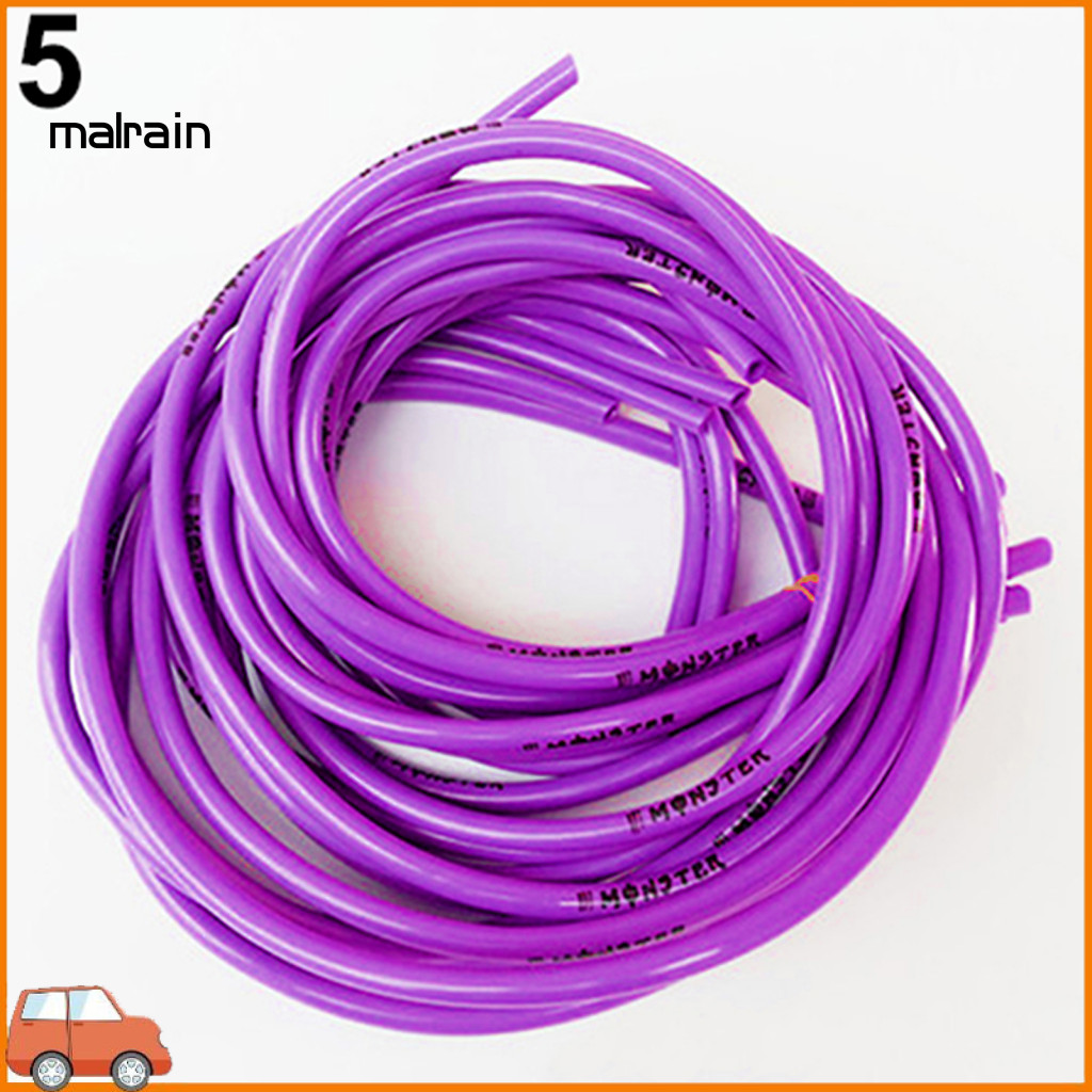 [Ma] Universal Motorcycle Bike 1M Petrol Fuel Hose ท่อน้ํามันแก๊ส 5mm I/D 8mm O/D Tube