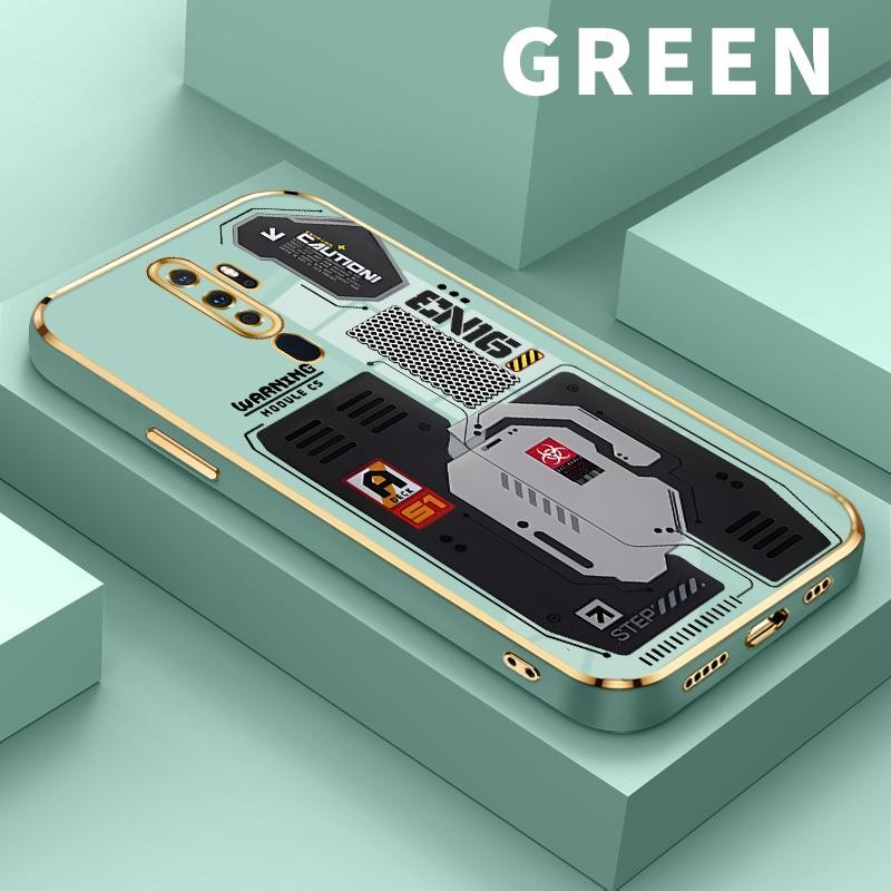 ปลอก Hp สําหรับ Oppo A9 2020 A8 A83 A91 A92 A93 A94 A95 A96 A96 5G A98 A9x กรณี Simple Mechanical Bo