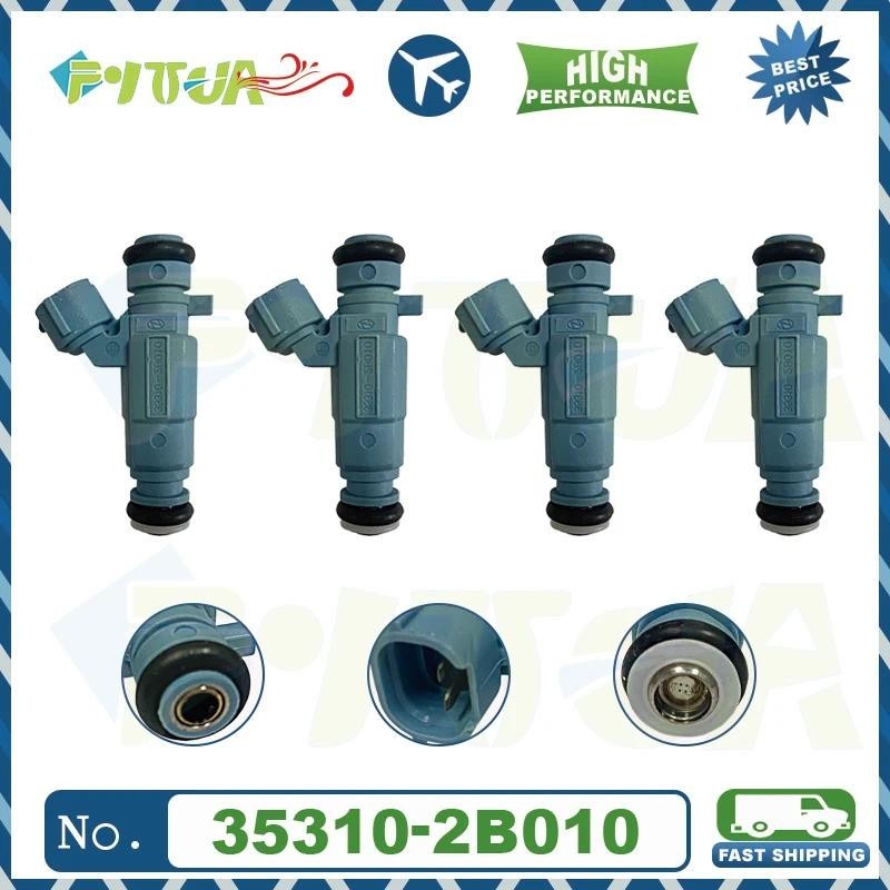 4pcs หัวฉีดน้ํามันเชื้อเพลิง 35310-2B010 เหมาะสําหรับ Hyundai Kia Carens Cerato Forte Shuma 353102B0