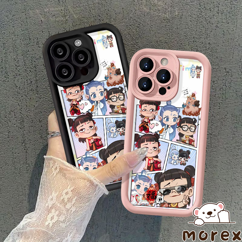 อะนิเมะสร้างสรรค์ Ne Zha Ao Bing คู่กรณี OPPO A38 A58 A16 A54 A17 A53 A12 A3s A7 A5s A53 A57 A72 A33