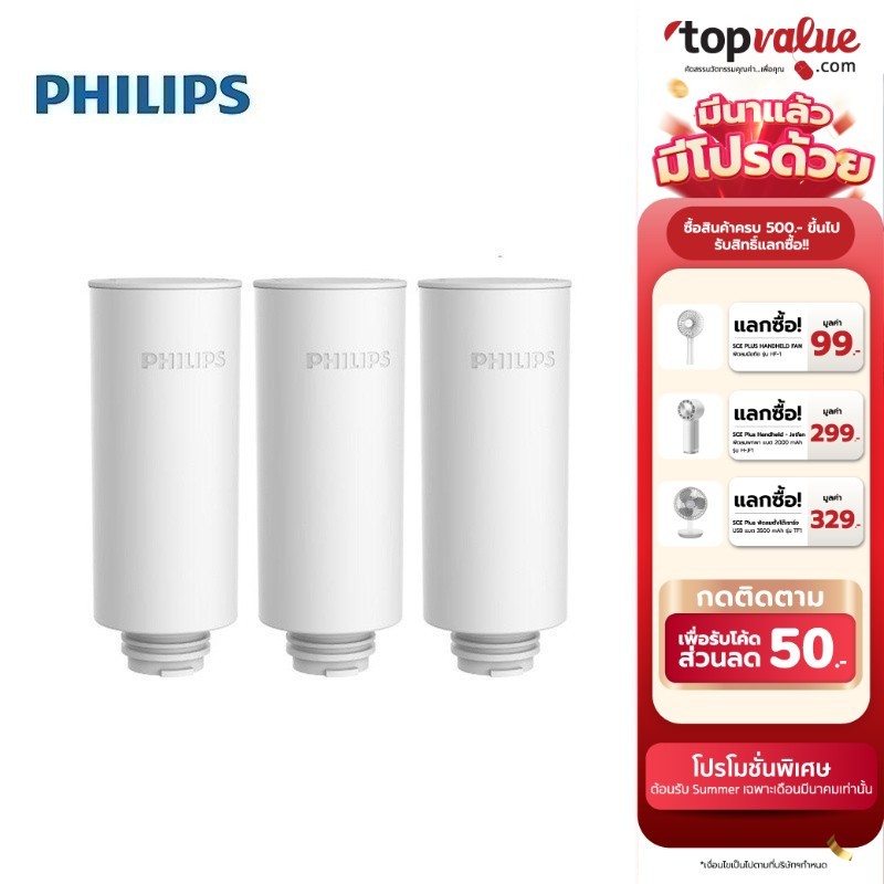 [ทักแชทรับโค้ด] PHILIPS Water Purifier Filter ไส้กรองน้ำ รุ่น AWP225