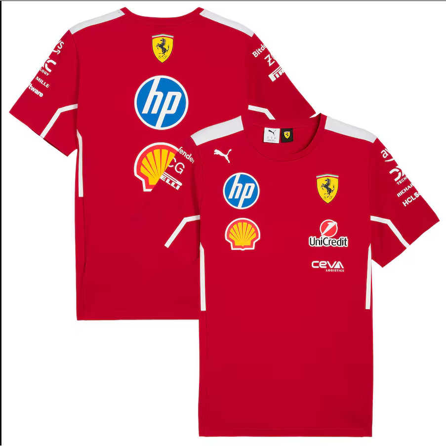 ทีมฟอร์มูล่า 2025 เสื้อยืดยูนิเซ็กซ์ ขนาดผู้ใหญ่/เด็ก ราคา ถูกที่สุด ดีลบีเคเค