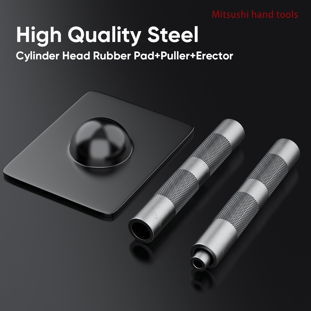 Mitsushi ชุดถอดสปริงวาล์ว3PCS ชุดสปริงวาล์ว กดเล็บวาล์ว ตัวถอดใส่เล็บวาล์ว เกือกม้า ซ่อมมอเตอร์ไซค์ ชุดติดตั้งเบรกเกอร์ว