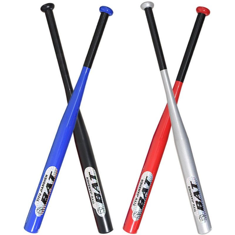 🍀Thickened and Reinforced Baseball Bat Matte Alloy Steel Black Baseball Rod Iron Stick Car-mounted S