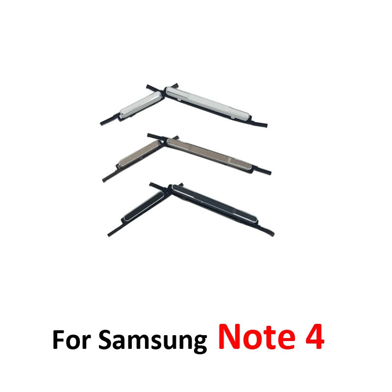 สําหรับ Samsung Galaxy Note 4 N910 N910F N910C N910G N910A N910H โทรศัพท์กรอบปริมาณใหม่ปุ่มปิดด้านข้