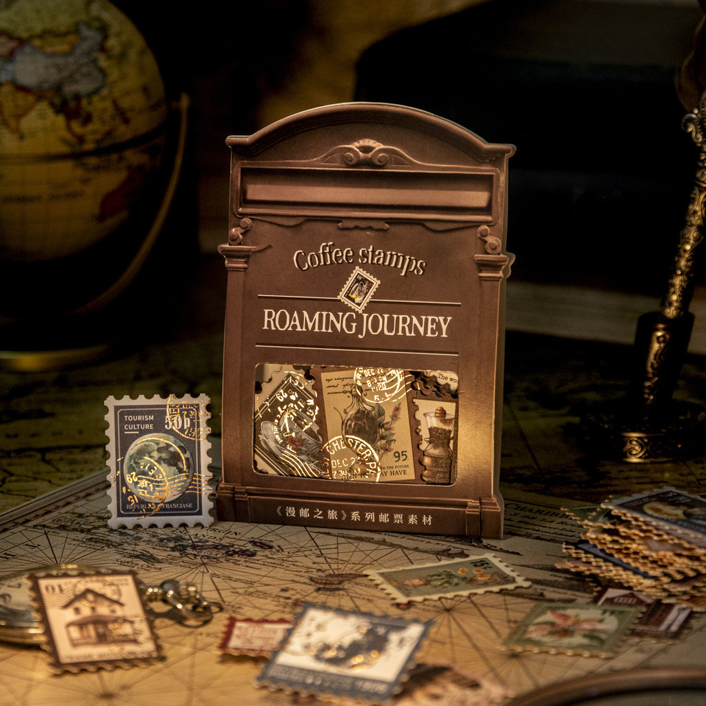 20 ชิ้น Scrapbooking สติกเกอร์ Vintage แสตมป์ Retro โปสเตอร์สติกเกอร์สําหรับ Journaling ขวดน้ําแล็ปท็อปโทรศัพท์ Bullet Journal
