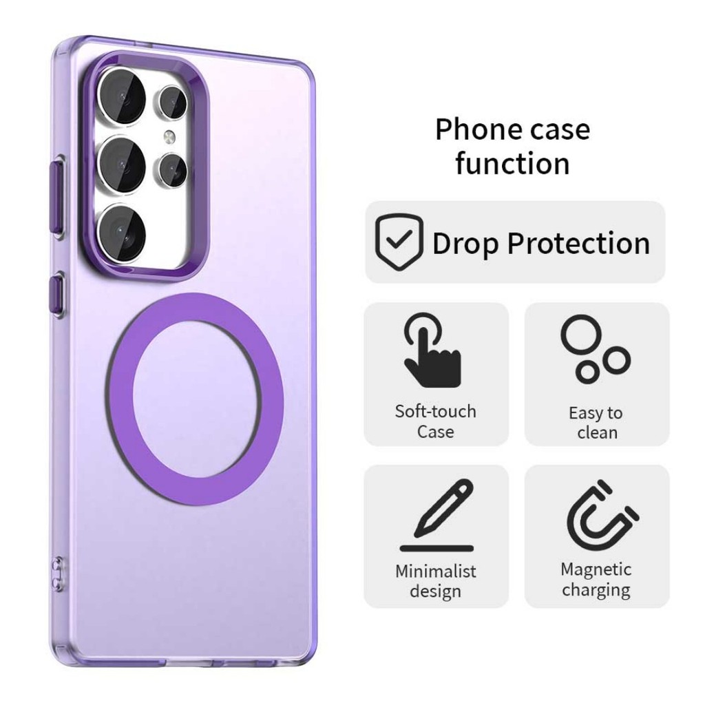 เคสโทรศัพท์ซัมซุง Samsung Galaxy S26 s26+ S25 Edge S24 S23 Ultra Plus FE S25 S24 5G กันกระแทก Magnet Case
