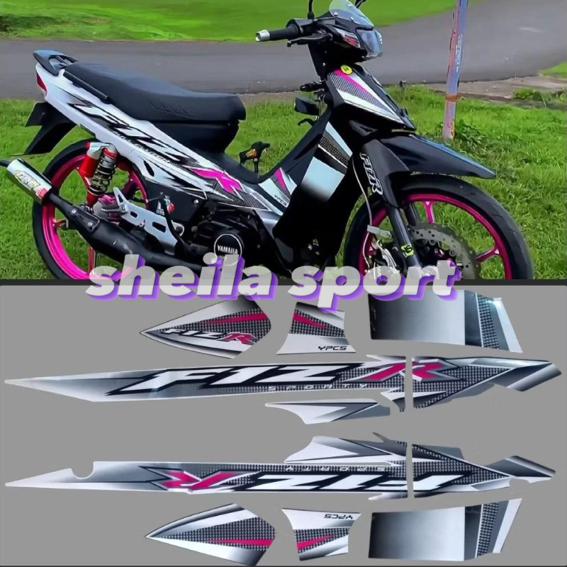 รายชื่อสติ๊กเกอร์ Striping les Yamaha fizr fiz r f1z r f1zr 2004 สีดํา สีชมพู variation คุณภาพดี