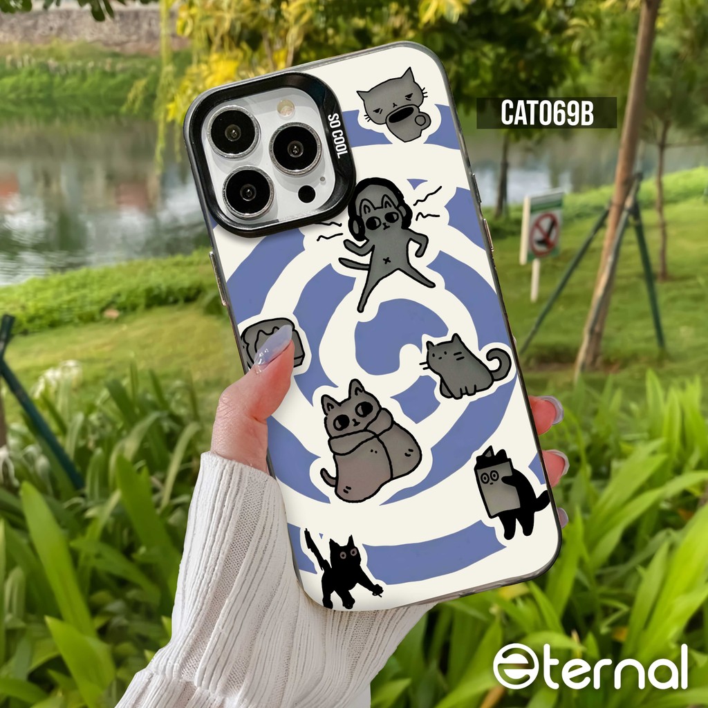 ETERNAL IMD FUNNY CAT CASE INFINIX 30I 40 40I 50 PRO PLUS SMART 8 HOT 20S 30 PLAY CASING