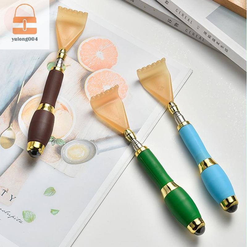 [PE] แบบพกพา Back Scratcher Telescopic Scratching นวดกลับ Scraper ขยาย Tickling Itch Body Scratch Stick นวด TH
