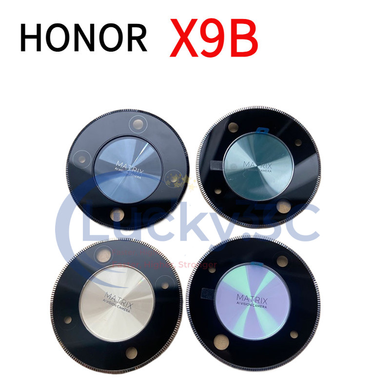 ใหม่สําหรับ Huawei Honor X9B 5G/Honor Magic6 Lite กล้องด้านหลังแก้วกรอบฝาครอบผู้ถือกาวสติกเกอร์กาว Magic 6 Lite ALI-NX1