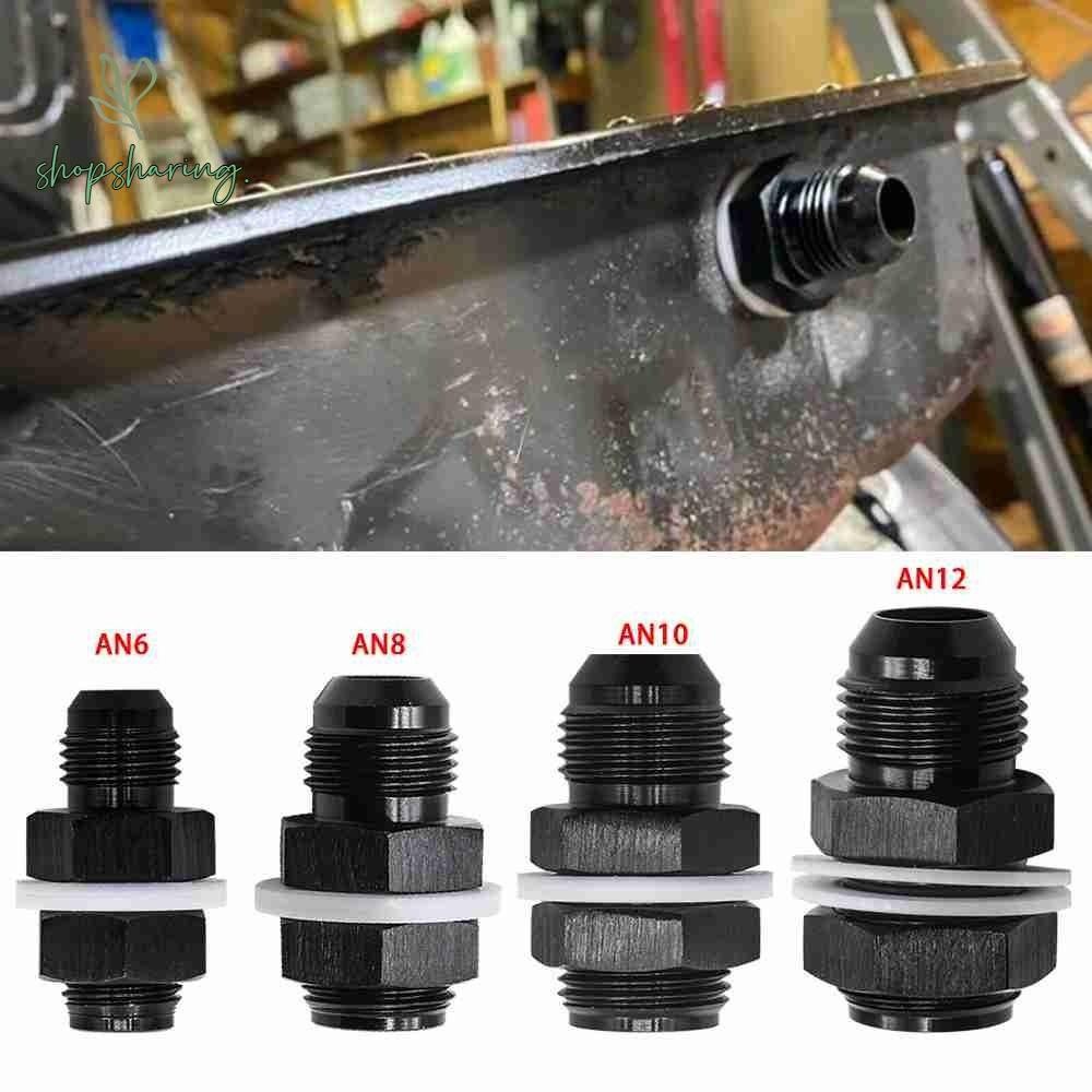 Shopsharing Cell Bulkhead Fitting ขั้วต่อแบบพกพา AN6 AN8 AN10 AN12 Bulkhead
