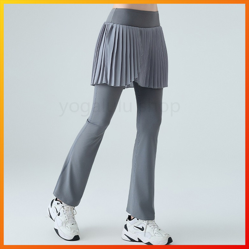 ลูลู่ กางเกงกระโปรงกระเป๋ากีฬาโยคะสองชิ้น 8855