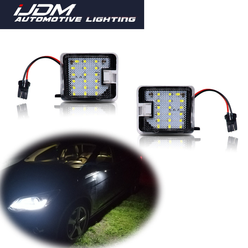 Ijdm สําหรับ Ford Focus 3 Kuga 2 S-Max WA6 2 Mondeo 4 5 Gran Led ภายใต้กระจกมองข้างกระจกมองหลังยินดี