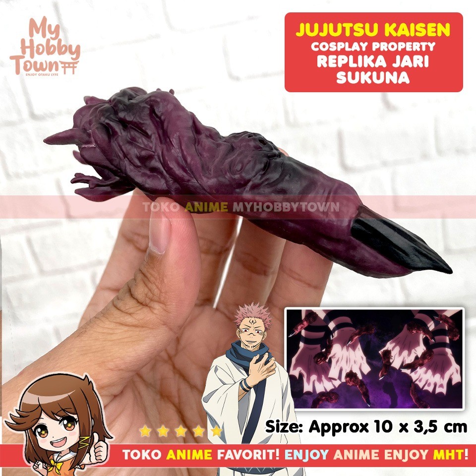 REPLIKA Replica Finger Sukuna Ryomen คอสเพลย์ทรัพย์สินขนาดเล็กจอแสดงผล Jujutsu Kaisen