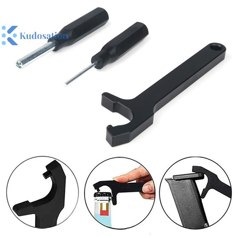 คุโดส 3 ชิ้น/เซ็ต Glock แผ่นแม่เหล็กถอดถอดด้านหน้า Sight Mount Removal ชุดเครื่องมือติดตั้ง Glock อุปกรณ์เสริม Nice