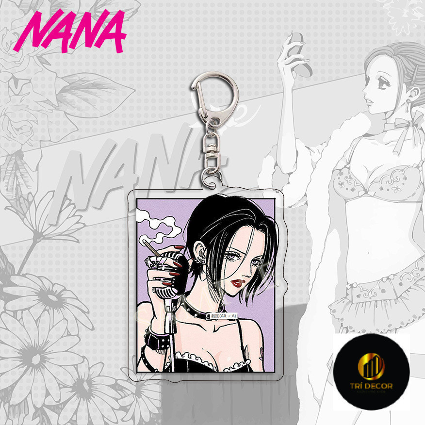 พวงกุญแจอุปกรณ์ต่อพ่วงที่แตกต่างกันในโลก Nana, Nana Osaki HD สองด้าน Nana Komatsu Nana