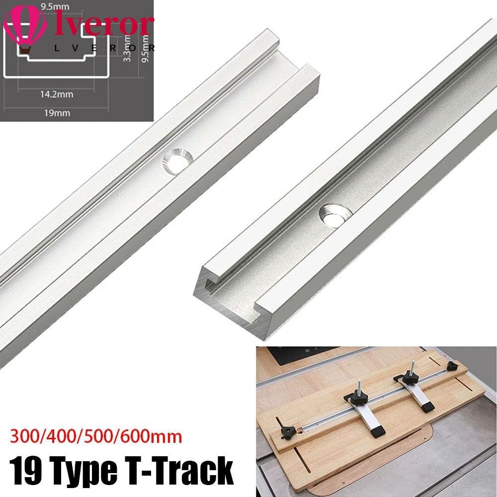 Lveror 1 ชิ้น T-Track, สไลด์ราง T Slider Fixture Slot สไลด์ T-Slot Track, 19 ประเภท 19x9.5 มิลลิเมตร
