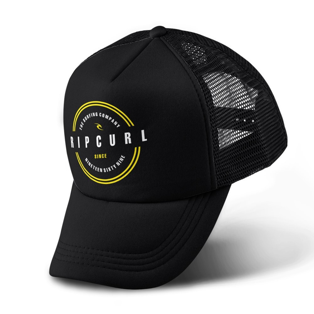 Rip Curl Trucker Snapback ตาข่ายเบสบอล แฟชั่น ปรับสายรัดได้ กันแดด สําหรับผู้หญิงผู้ชาย กลางแจ้ง
