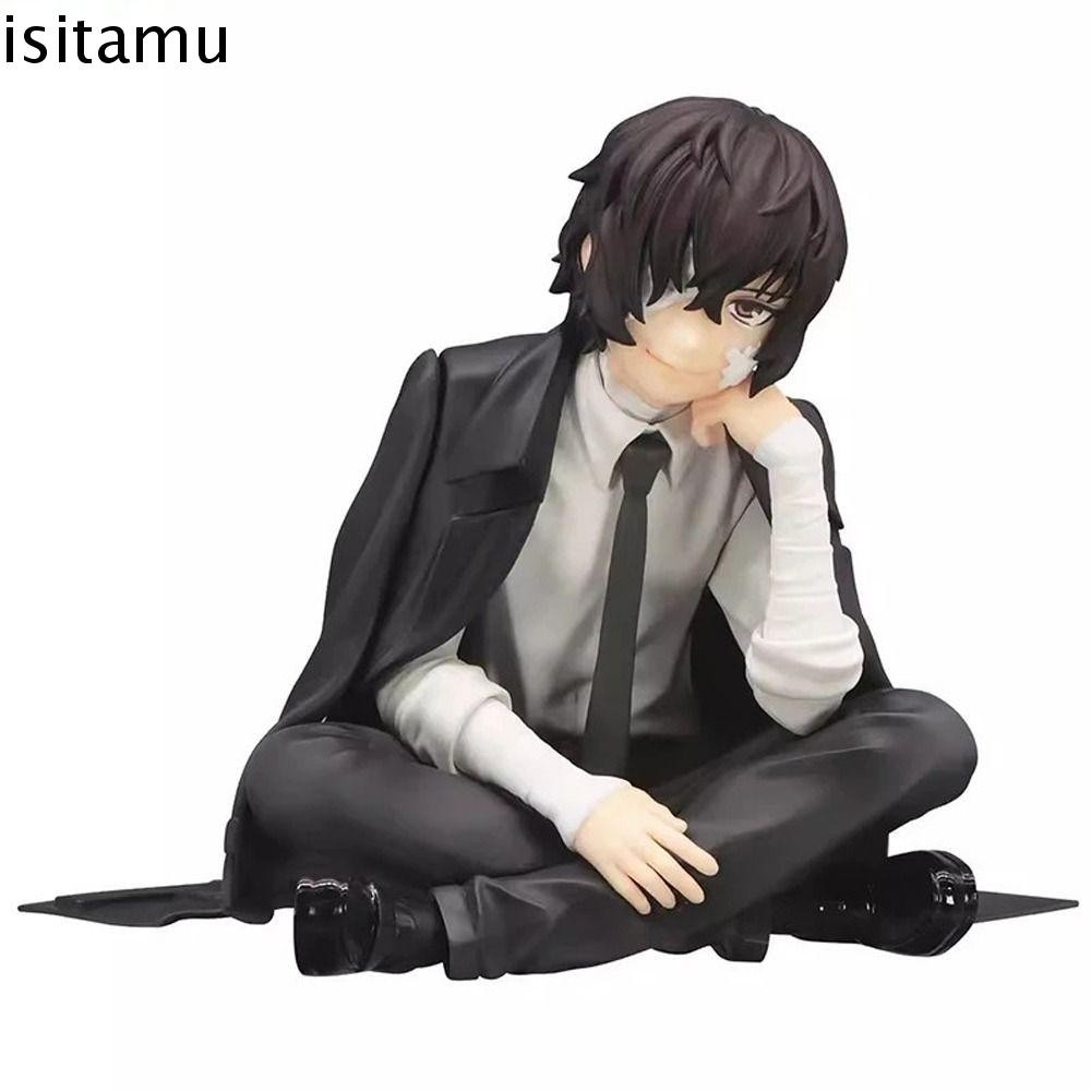 Isitaft Dazai Osamu รูป, อะนิเมะตุ๊กตาก๋วยเตี๋ยว Stopper Bungo Stray Dogs รูป, การ์ตูนญี่ปุ่น PVC 13.5 ซม. Nakajima Atsushi ของเล่นตกแต่งห้อง