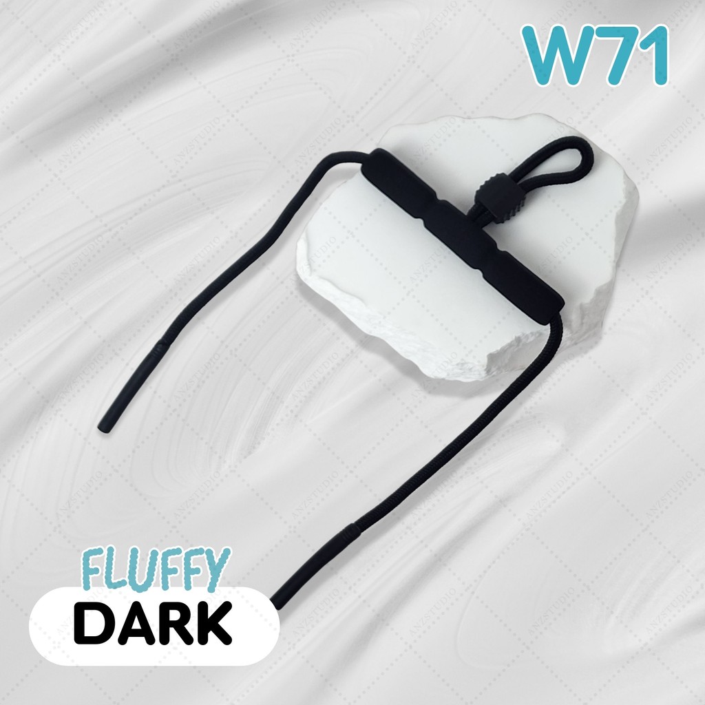 สายคล้องแว่น รุ่น Fluffy สายคล้องแว่นตา นุ่ม ใส่สบาย ไม่บาดผิว น้ำหนักเบา มี 3 สี ดำ/เหลือง/ส้ม - รูปที่ 2