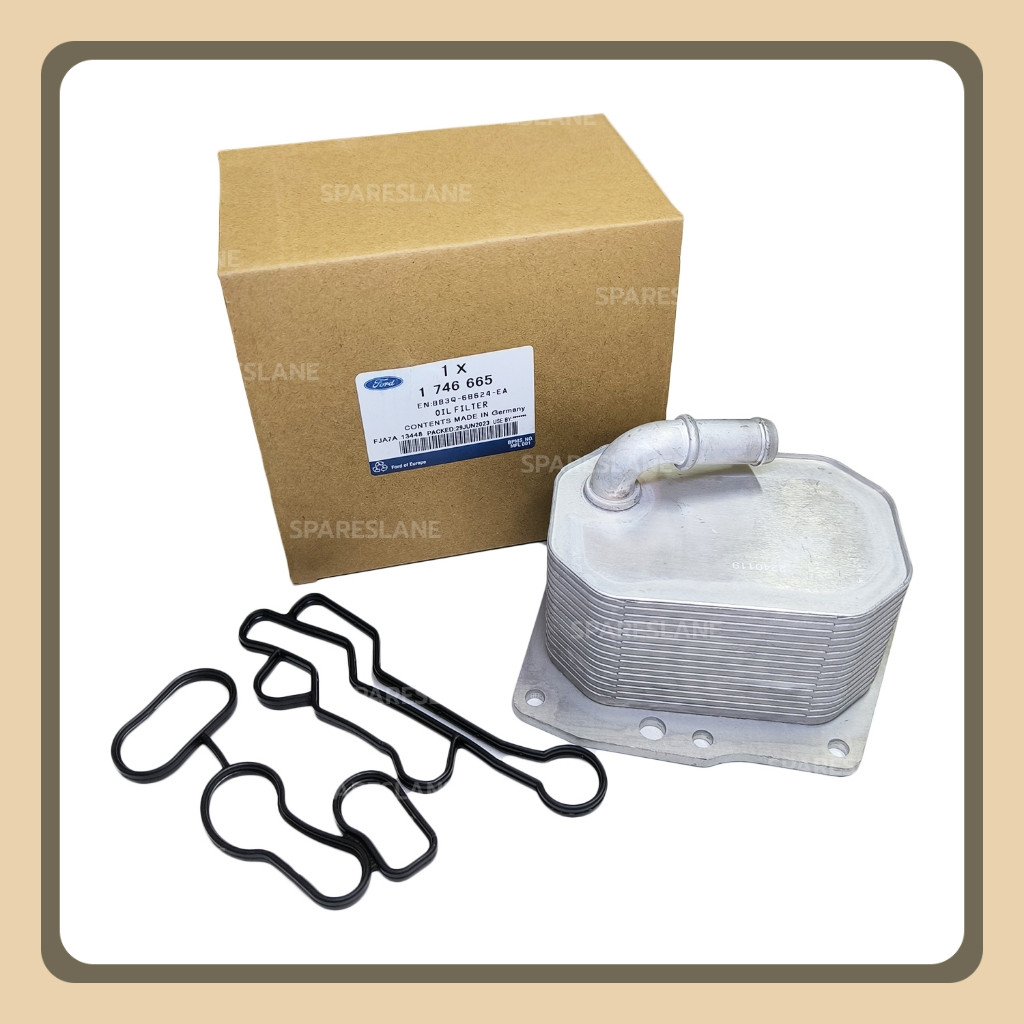 ส่งไว ออยคูลเลอร์ + โอริง FORD RANGER T6, MAZDA BT50 PRO 2.2 3.2 174665 BB3Q-6B624-EA *เทียม *รับประกัน 1 เดือน