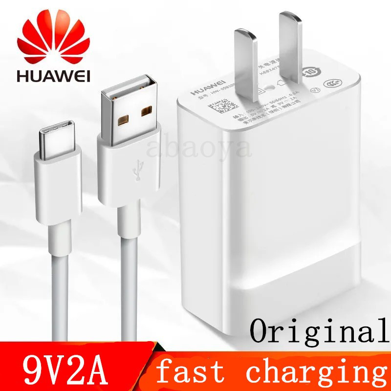 HUAWEI SUPER Fast Charger 2.4A 5v 9V android Type-C Micro USB Nova3i สาย Y6p Nova2i 2i Y9 Y7 Y6 Y5 P