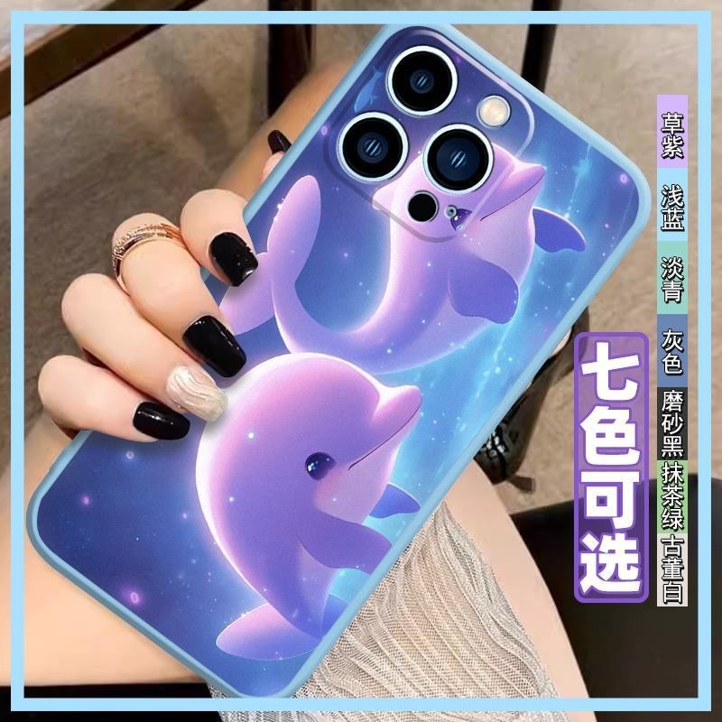 cute Couple Phone Case For iphone14 Pro dust-proof Dirt-resistant Girlfriend waterproof Artistic sense Anime youth personalise