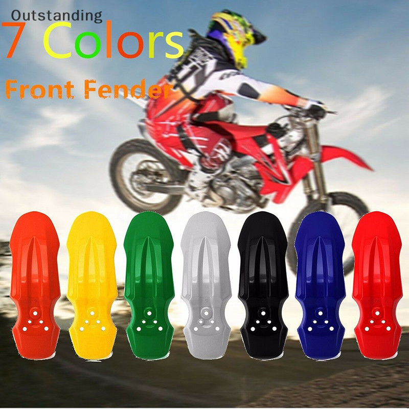 Outstanding ใหม่ บังโคลนล้อหน้า พลาสติก 7 สี สําหรับรถจักรยานวิบาก CRF50 XR50