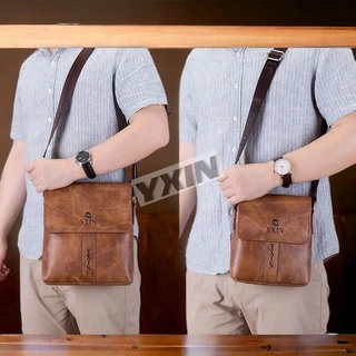กระเป๋าสะพายข้างผู้ชาย YXIN Fashion 991-1#M# ขนาดเล็ก/SMALL