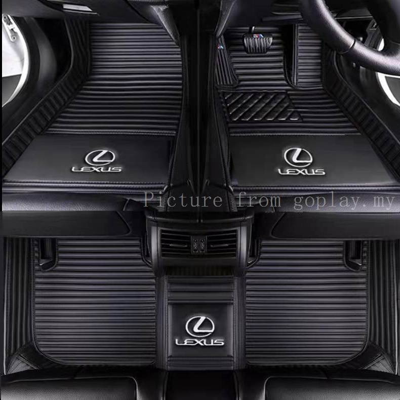พรมปูพื้นรถยนต์ แบบหนัง กันน้ํา สําหรับ Lexus NX200T CT200H NX300h IS250