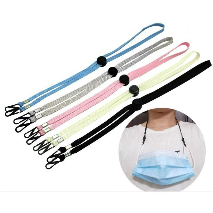 ZJ HOMEสายคล้อง ผ้า ปิด ปาก จมูก สายคล้อง สายเกี่ยว เด็ก ผู้ใหญ่ ปรับระดับได้ สายคล้องหน้ากาก ปรับระดับได้ ทำ