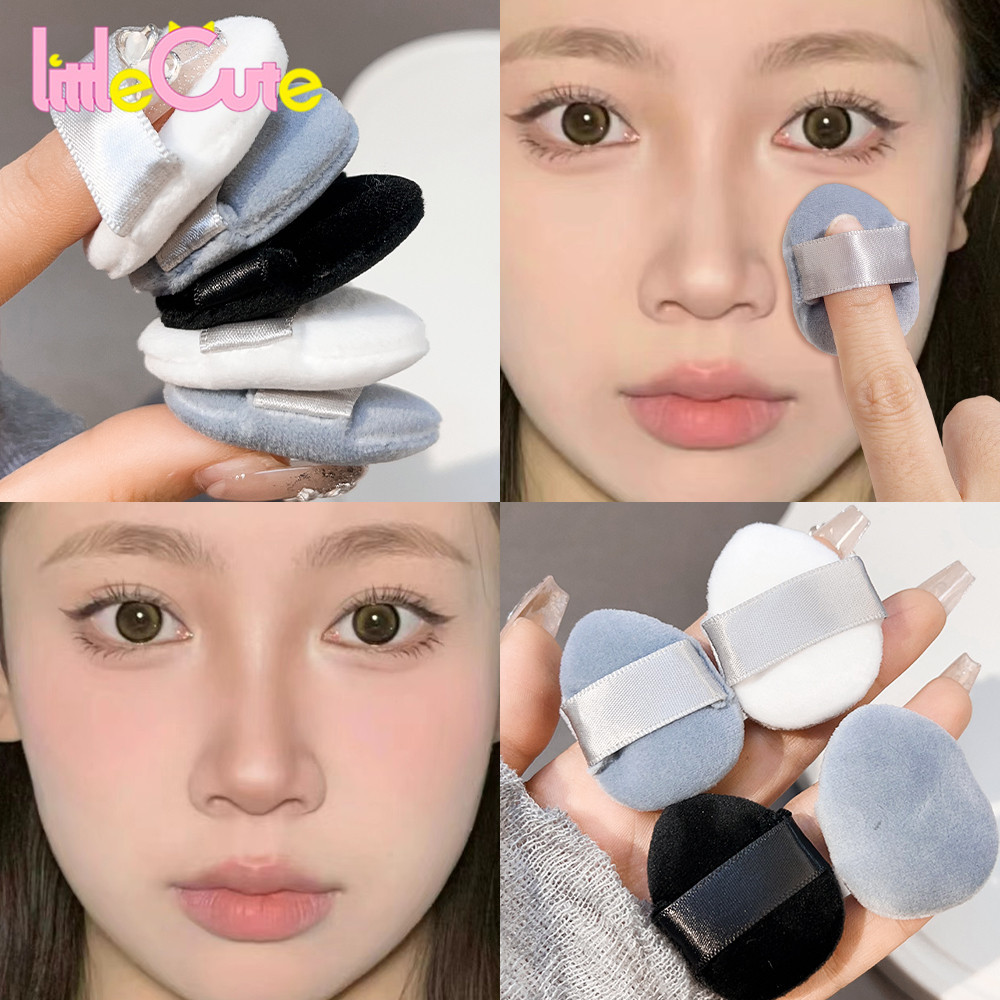 ฟองน้ําแต่งหน้า แบบนิ่ม แบบเปียก และแห้ง ​- เครื่องมือแต่งหน้าความงาม สําหรับผู้หญิง ​​- พัฟฟองน้ํา กํามะหยี่ ทรงสามเหลี่ยม ​​- สําหรับบีบีครีม, รองพื้น, แอร์คุชชั่น, แป้งฝุ่น - พัฟแป้งพัฟ ขนาดเล็ก