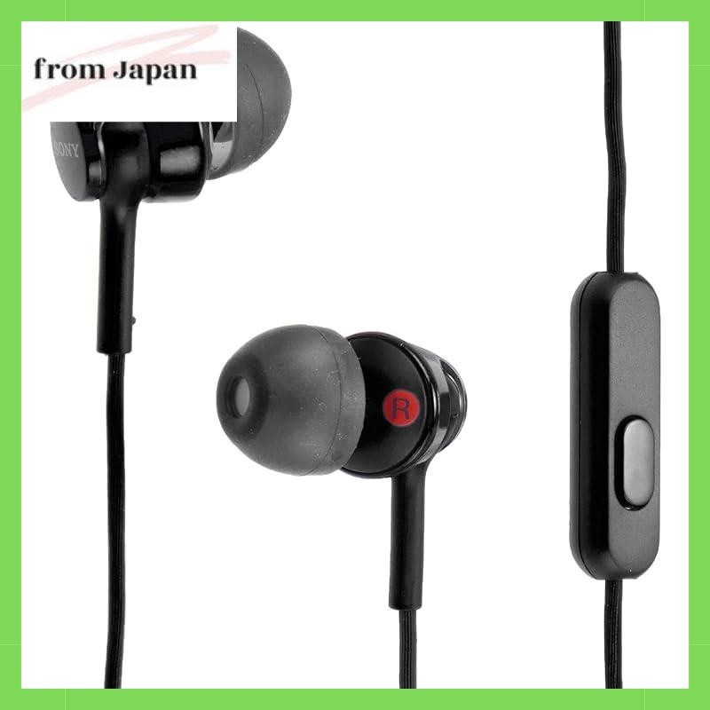 Sony Mdr-Ex155Ap หูฟัง ประเภทคลอง พร้อมรีโมตคอนโทรล และไมโครโฟน สีดํา Mdr-Ex155Ap B
