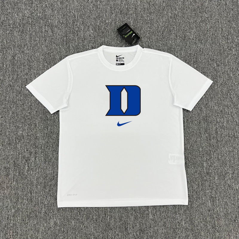เสื้อยืดแขนสั้น พิมพ์ลายโลโก้ Ncaa Oregon Duck Duke ขนาดใหญ่ ระบายอากาศได้ดี แบบแห้งเร็ว สไตล์อเมริกัน สําหรับเล่นกีฬาบาสเก็ตบอล