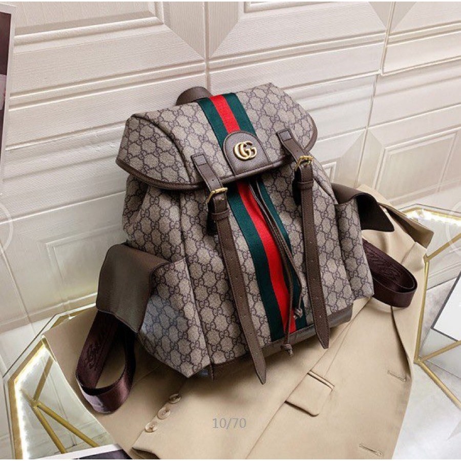 Exquisite Backpack Simple Luxury Versatile Leather Men Laptop Bag