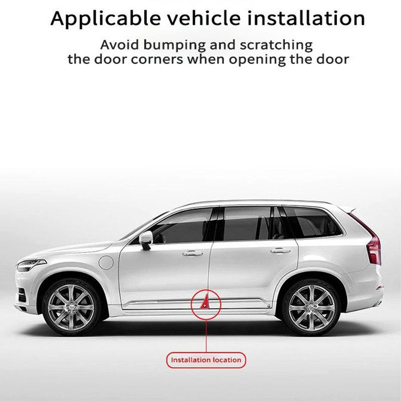 2 ชิ้น Honda ซิลิโคนกันกระแทกมุมประตูรถ ป้องกันรอยขีดข่วน กันน้ํา กันฝุ่น สําหรับ สติกเกอร์ติดมุมประตูรถยนต์ สำหรับ Honda City Civic HRV Accord CRV eNS1 Fit XRV - รูปที่ 5