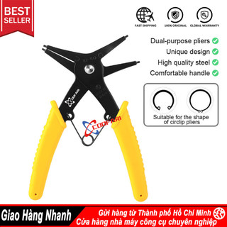 Kìm tháo kẹp tròn công dụng kép cho vòng gắn trong và ngoài Kìm Tháo Vòng Đệm Hai 2 Trong 1 Tiện Dụng